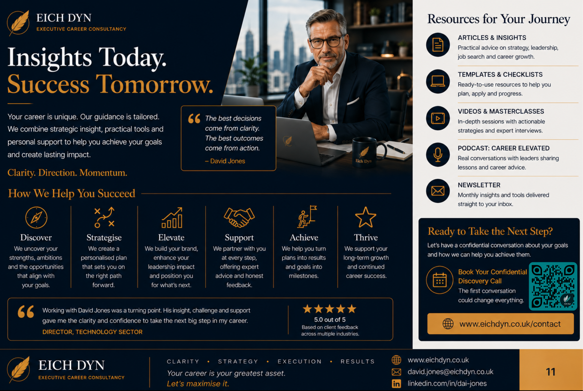 Insights today, success tomorrow
