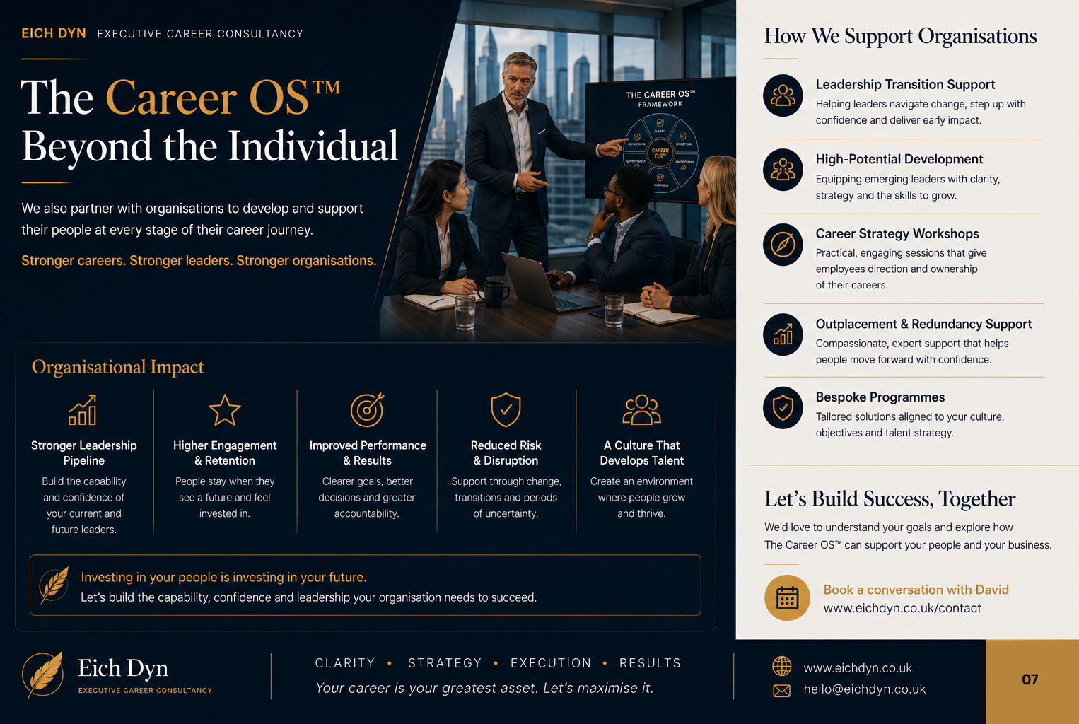 Career OS™ for organisations