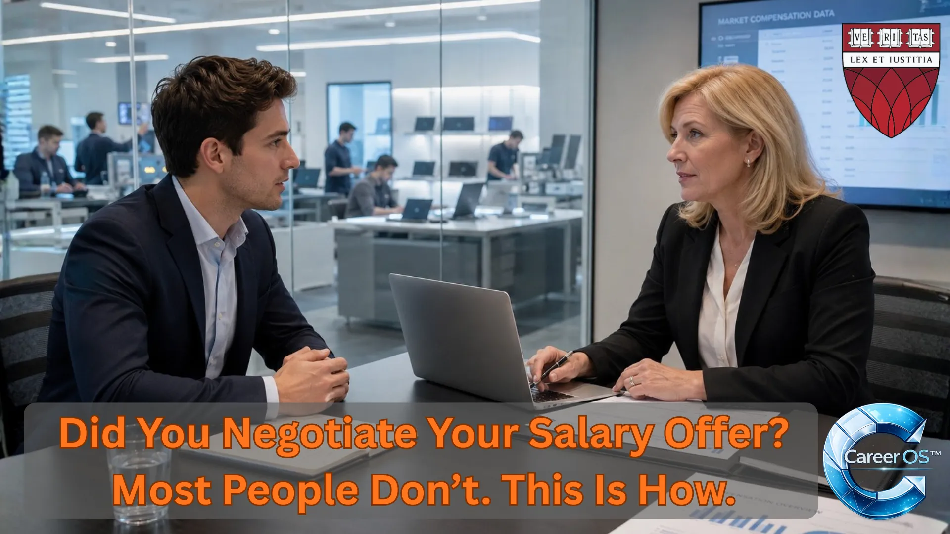 Did You Negotiate Your Salary Offer? Most People Don't. This Is How. — Career OS™ salary negotiation guide, with acknowledgement to the Harvard Law School Program on Negotiation