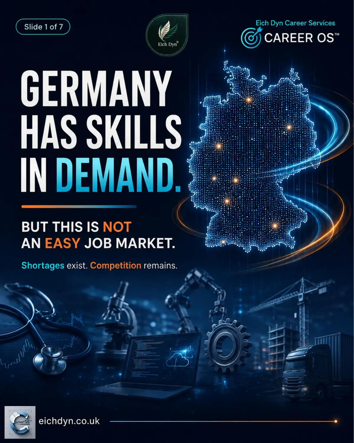 Cover of the Eich Dyn Germany Employment Market Update, August 2026.