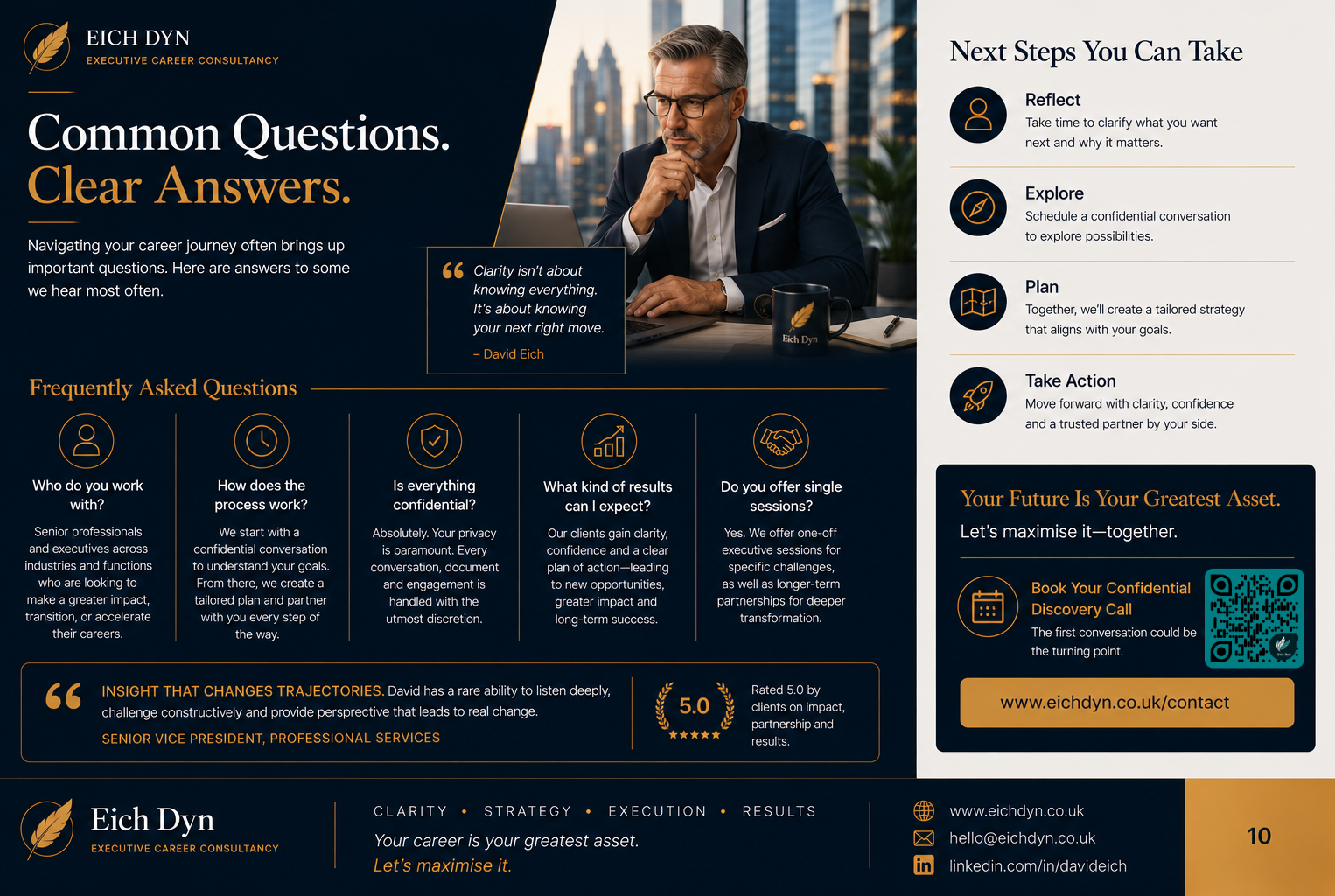 Common questions, clear answers