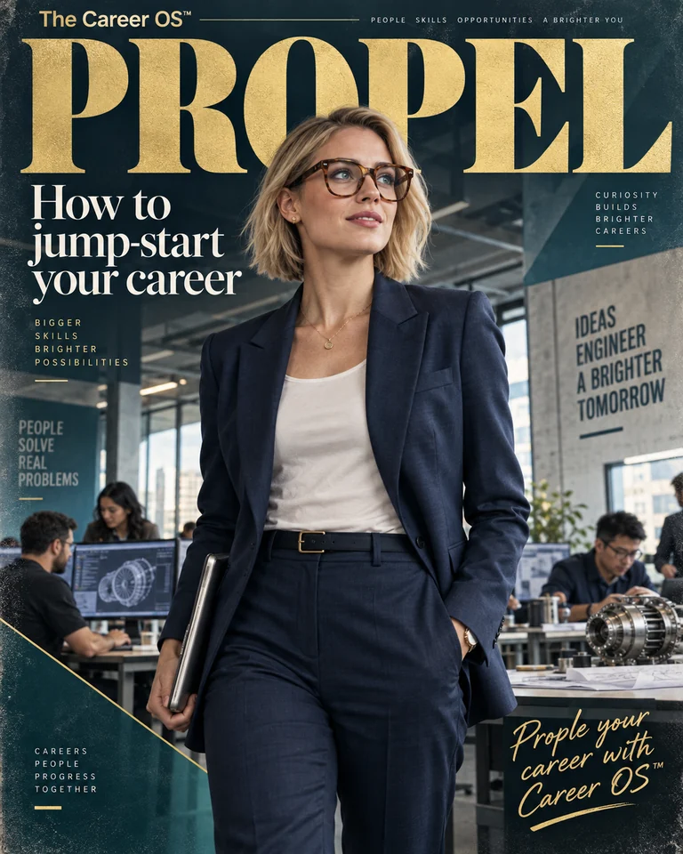 Career OS™ PROPEL career progression programme for mid-career professionals in a modern engineering workplace.