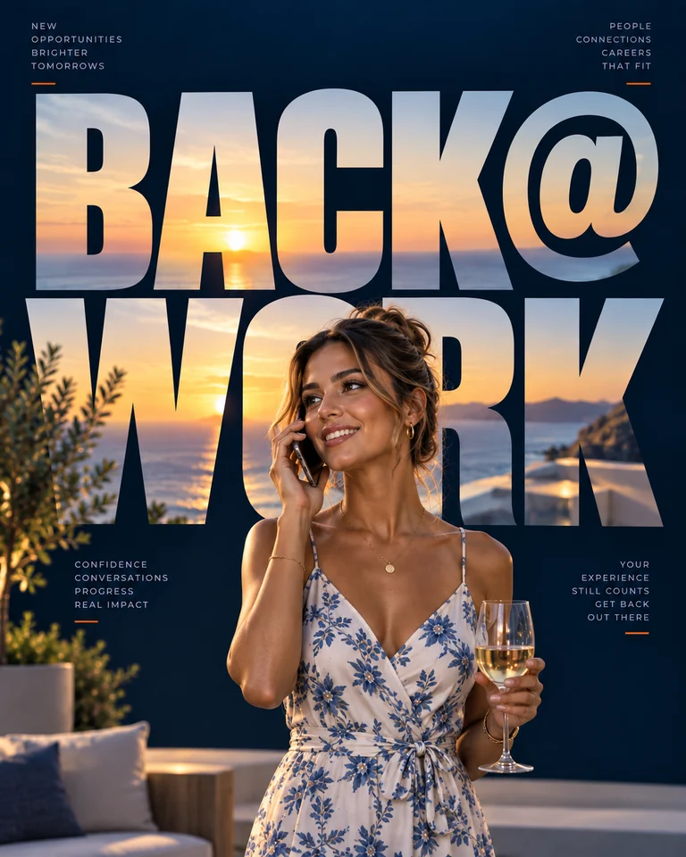 Career OS™ returning-to-work support for an experienced professional reconnecting with new opportunities.