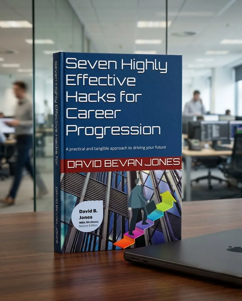 Seven Highly Effective Hacks for Career Progression — book cover