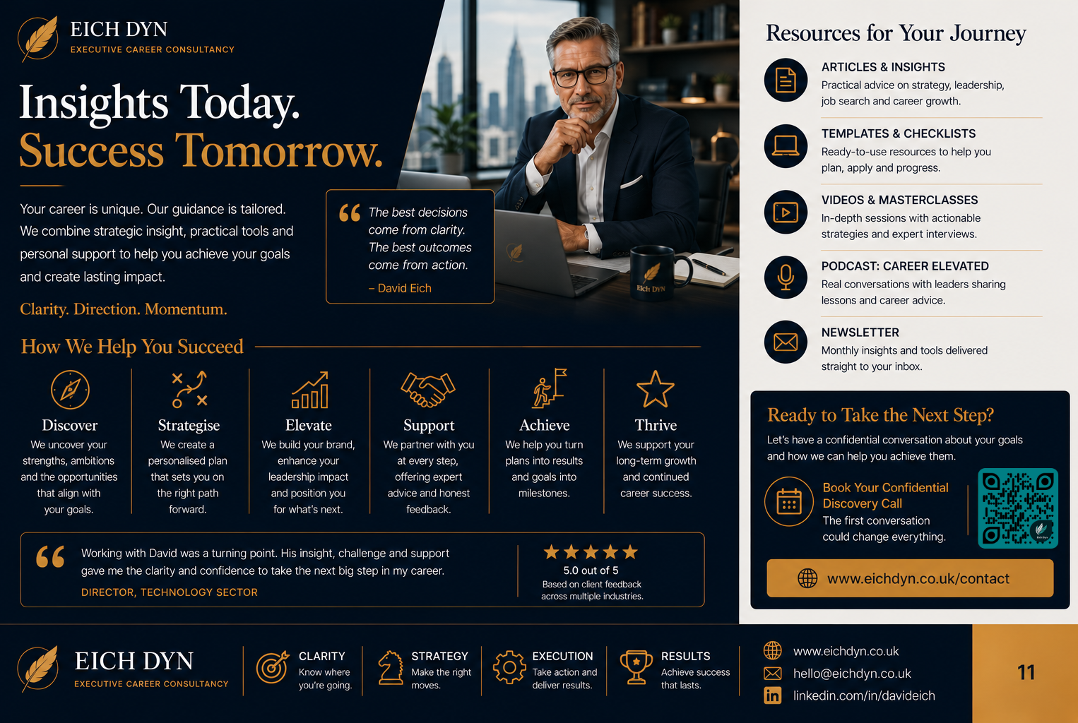Insights today, success tomorrow