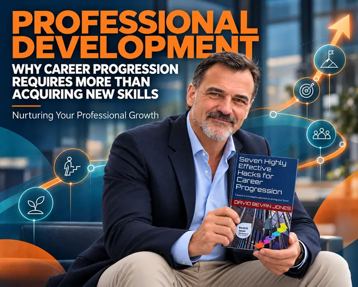Dai Jones introducing Chapter 2, Professional Development – Nurturing Your Professional Growth, from The Seven Highly Effective Hacks for Career Progression.